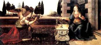 Leonardo da Vinci - Annunciation