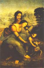 Leonardo da Vinci - The Virgin, 
The Child, and St. Anne