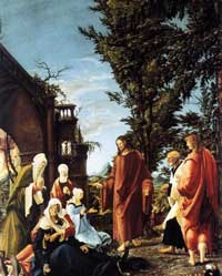 Northern Renaissance - Albrecht Altdorfer: Christ Taking Leave of His Mother