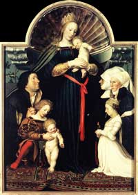 Northern Renaissance Artists - Holbein - Meyer Madonna