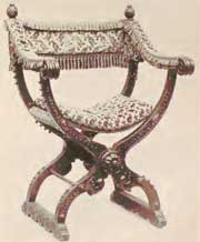 Renaissance Furniture - Curule Chair